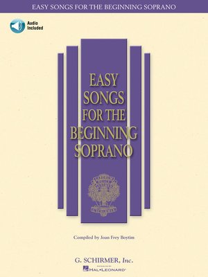 cover image of Easy Songs for the Beginning Soprano